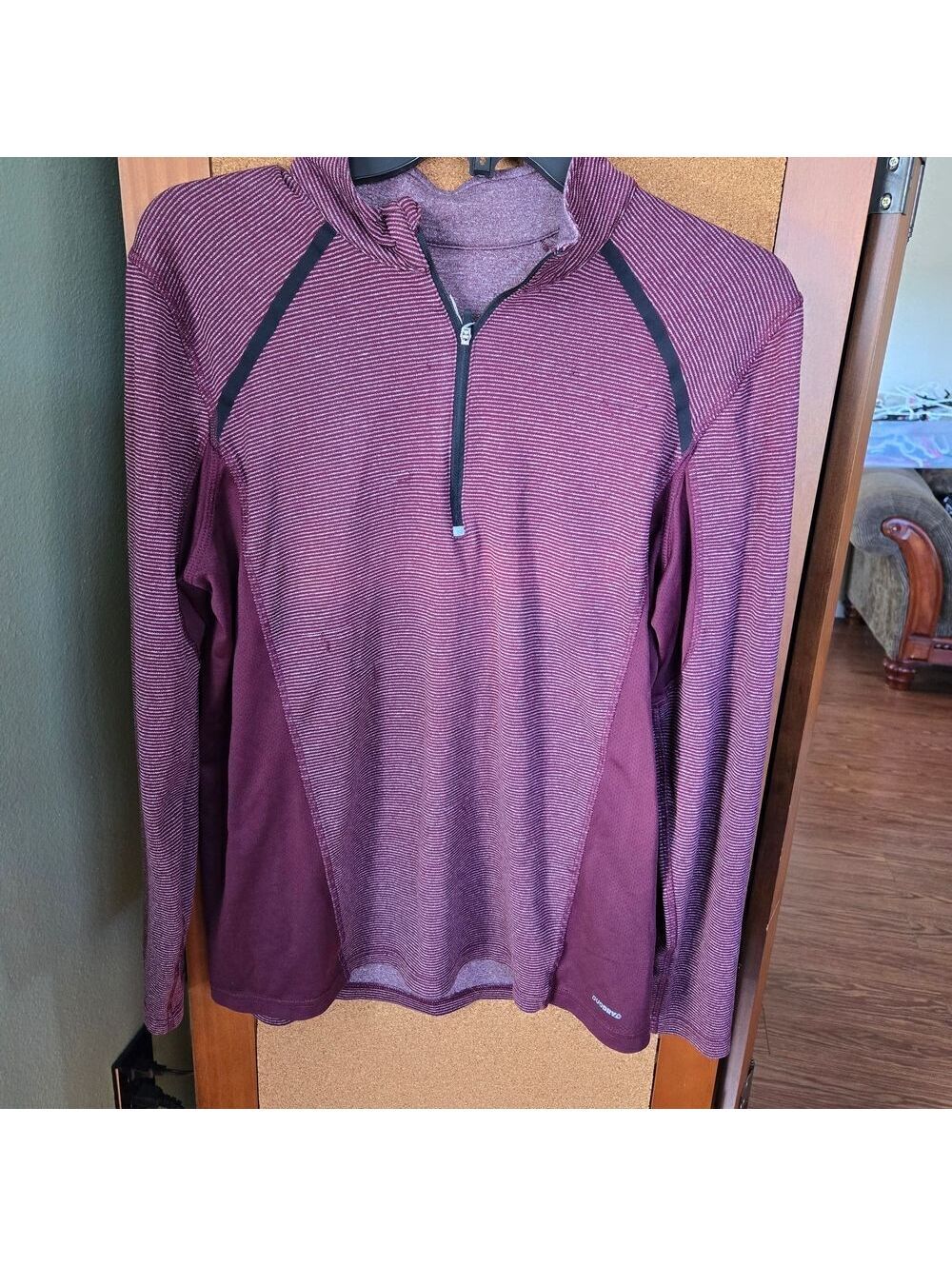 Champion Maroon and Black Women's Jacket
